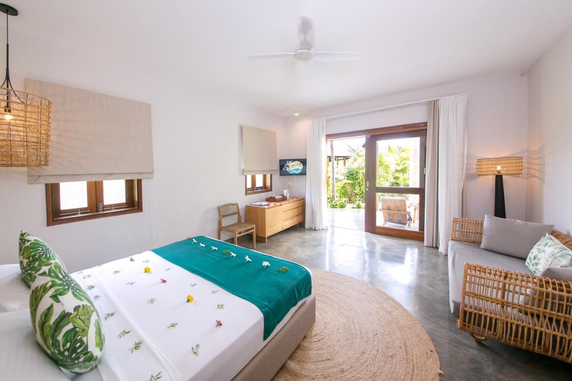 Les Lauriers Eco Hotel Anse Volbert Village المظهر الخارجي الصورة